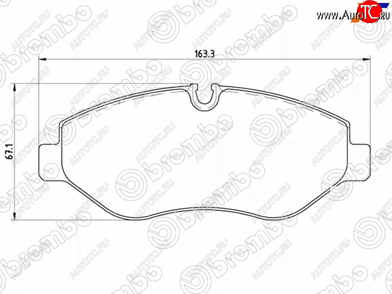 4 999 р. Колодки тормозные перед FR-FL SAT Mercedes-Benz Sprinter W906 (2006-2013)  с доставкой в г. Санкт‑Петербург