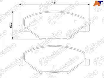 Колодки тормозные FR SAT  Volkswagen Polo 5 седан дорестайлинг (2009-2015)