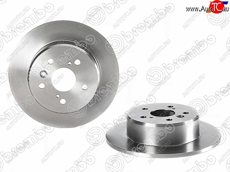 8 999 р.  Диск тормозной задний Ø290 BREMBO  Toyota Camry ( XV30,  XV40,  XV50) - Harrier  XU10  с доставкой в г. Санкт‑Петербург