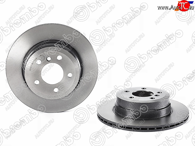 8 099 р. Диск тормозной задний Ø290mm BREMBO  BMW X6 F16 (2014-2020)  с доставкой в г. Санкт‑Петербург