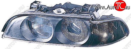9 899 р. Фара в сборе левая DEPO BMW 5 серия E39 седан дорестайлинг (1995-2000) (линзованная)  с доставкой в г. Санкт‑Петербург