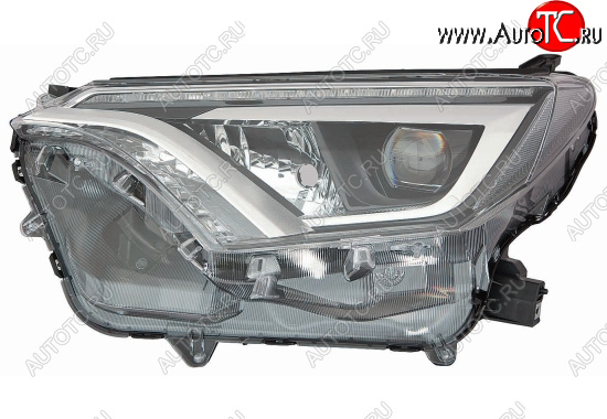 42 799 р. Левая фара (с электрокорректором, диодная) BodyParts Toyota RAV4 XA40 5 дв. рестайлинг (2015-2019)  с доставкой в г. Санкт‑Петербург