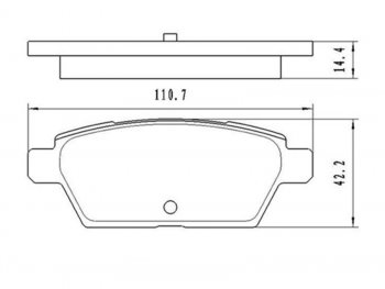 879 р. Колодки тормозные задние RH-LH SAT  Mazda 6 ( GG,  GG, GY) (2002-2008) лифтбэк дорестайлинг, седан дорестайлинг, универсал дорестайлинг, лифтбэк рестайлинг, седан рестайлинг, универсал рестайлинг  с доставкой в г. Санкт‑Петербург. Увеличить фотографию 1