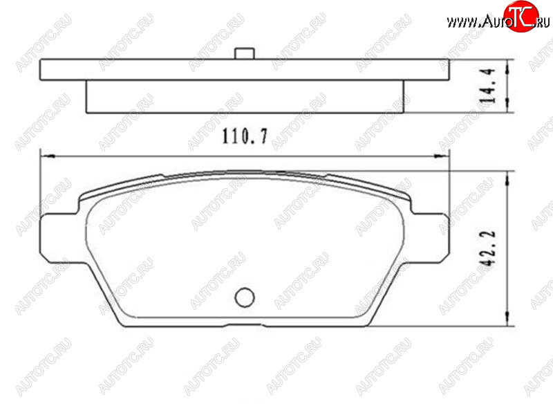 879 р. Колодки тормозные задние RH-LH SAT  Mazda 6 ( GG,  GG, GY) (2002-2008) лифтбэк дорестайлинг, седан дорестайлинг, универсал дорестайлинг, лифтбэк рестайлинг, седан рестайлинг, универсал рестайлинг  с доставкой в г. Санкт‑Петербург