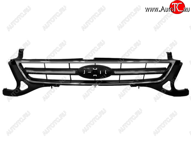 0 р. Решетка радиатора (пр-во Китай) CHINA Ford Mondeo Mk4,BD рестайлинг, седан (2010-2014) (хром)  с доставкой в г. Санкт‑Петербург