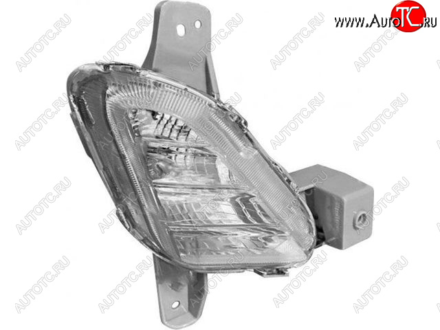 0 р. Правая противотуманная фара (ДХО) CHINA Hyundai Sonata LF рестайлинг (2017-2019)  с доставкой в г. Санкт‑Петербург