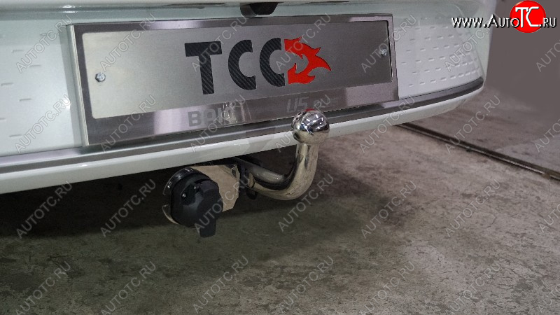 21 399 р. Фаркоп (тягово-сцепное устройство) TCC Тюнинг  BAIC U5 Plus (2021-2024) (оцинкованный, шар A нержавейка)  с доставкой в г. Санкт‑Петербург