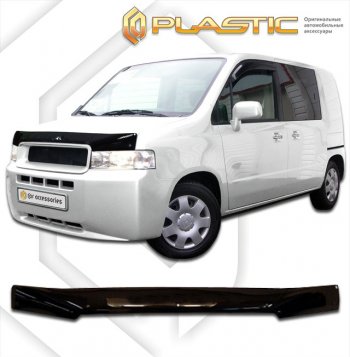 1 839 р. Дефлектор капота CA-Plastic  Honda Spike (2002-2005) (Classic черный)  с доставкой в г. Санкт‑Петербург. Увеличить фотографию 1