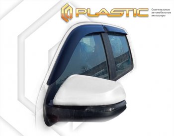 2 699 р. Ветровики дверей CA-Plastic  JAC T8 PRO (2020-2024) (Classic полупрозрачный)  с доставкой в г. Санкт‑Петербург. Увеличить фотографию 1