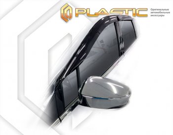 2 079 р. Дефлектора окон (р. Юго-Восточной Азии) CA-Plastic  Mitsubishi Xpander Cross  NC1W (2022-2024) минивэн рестайлинг (серия Classic полупрозрачный)  с доставкой в г. Санкт‑Петербург. Увеличить фотографию 2