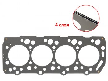 Прокладка ГБЦ D4BH 2,5 (T-1,50) металл DYG Hyundai Starex/Grand Starex/H1 TQ рестайлинг (2014-2018)