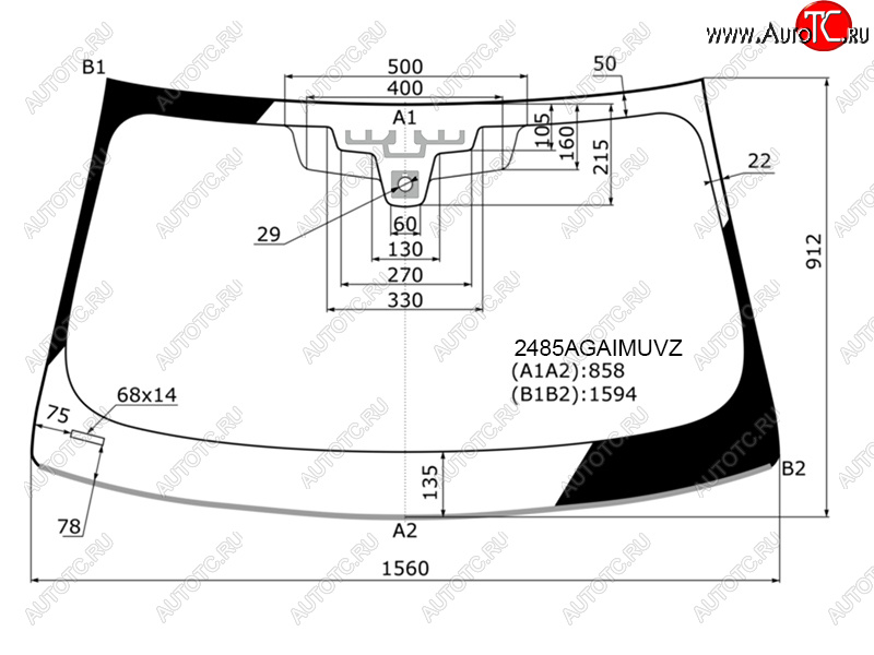 32 999 р. Стекло лобовое (Датчик дождя Проекция Молдинг) FUYAO BMW 5 серия G30 дорестайлинг, седан (2016-2020)  с доставкой в г. Санкт‑Петербург