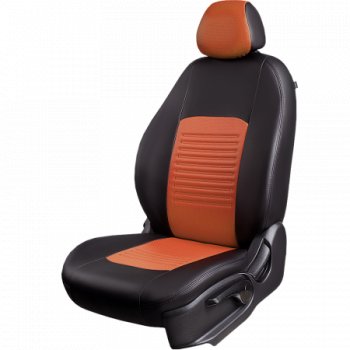 Комплект чехлов для сидений (РЗС 60/40 3Г экокожа), ТУРИН СТ Илана+Орегон Lord Autofashion Chevrolet (Шевролет) Aveo (Авео)  T250 (2006-2011) T250 седан рестайлинг