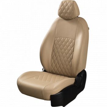 Комплект чехлов для сидений ( РЗС 60/40, 2 горба экокожа), ТУРИН ст РОМБ Илана+Орегон Lord Autofashion Chevrolet (Шевролет) Lanos (Ланос)  T100 (2002-2017) T100 седан