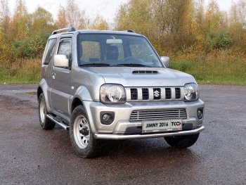 Рамка гос. номера ТСС Тюнинг Suzuki (Сузуки) Jimny (Жимни)  JB23/JB43 (2012-2018) JB23/JB43 2-ой рестайлинг  (нержавейка)