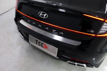 Накладка на задний бампер ТСС Тюнинг Hyundai (Хюндаи) Sonata (Соната)  DN8 (2019-2022) DN8