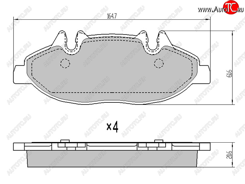 1 369 р. Колодки тормозные перед FR-FL SAT  Mercedes-Benz Viano  W639 - Vito  W639  с доставкой в г. Санкт‑Петербург