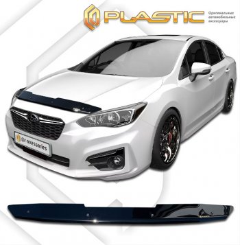 Дефлектор капота ( рынок Японии, правый руль) CA-Plastic Subaru (Субару) Impreza (Импреза)  GK (2016-2020) GK седан дорестайлинг