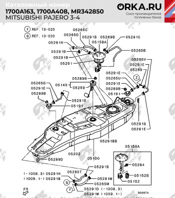 28 999 р. Пластиковый топливный бак (ДИЗЕЛЬ) 80 л. NEW BAK  Mitsubishi Pajero ( 3 V70,  4 V80) (1999-2011) дорестайлинг, рестайлинг, дорестайлинг  с доставкой в г. Санкт‑Петербург. Увеличить фотографию 9