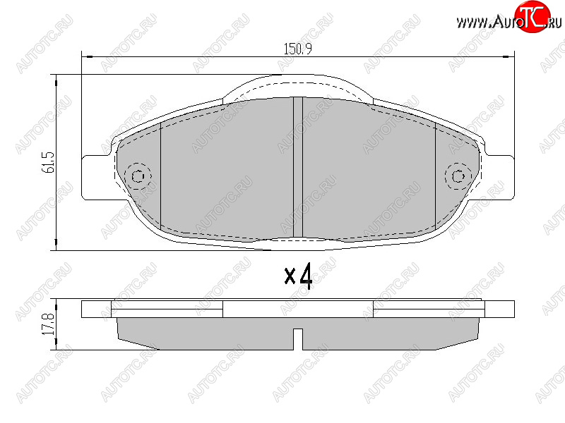 1 199 р. Колодки тормозные перед FL-FR SAT  Peugeot 3008 ( 2) - 5008  T87  с доставкой в г. Санкт‑Петербург