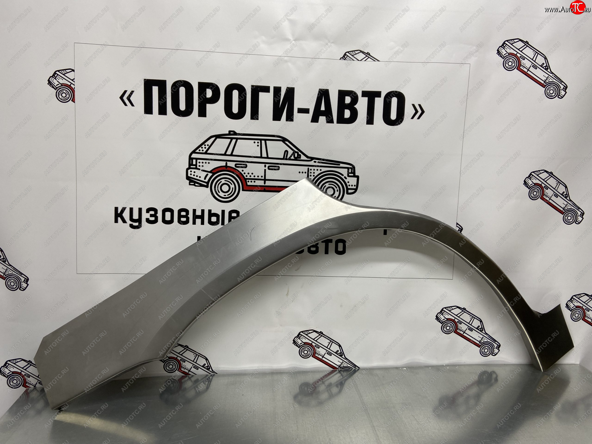 4 299 р. Комплект ремонтных внешних арок Пороги-Авто Toyota Highlander XU20 дорестайлинг (2000-2003) (Холоднокатаная сталь 0,8 мм)  с доставкой в г. Санкт‑Петербург