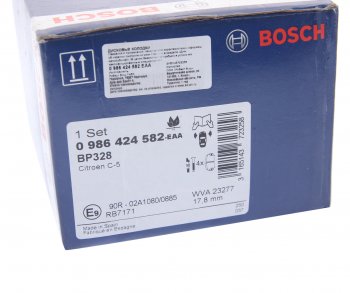 2 999 р. Колодки тормозные передние (4шт.) BOSCH CITROEN C5 RD дорестайлинг, седан (2008-2017)  с доставкой в г. Санкт‑Петербург. Увеличить фотографию 4