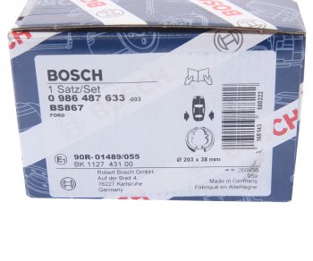 2 459 р. Колодки тормозные задние барабанные (4шт.) BOSCH Ford Focus 1 седан дорестайлинг (1998-2002)  с доставкой в г. Санкт‑Петербург. Увеличить фотографию 4