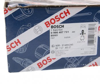 2 369 р. Колодки тормозные задние барабанные 4шт. BOSCH Suzuki SX4 GYC21S дорестайлинг седан (2006-2012)  с доставкой в г. Санкт‑Петербург. Увеличить фотографию 4