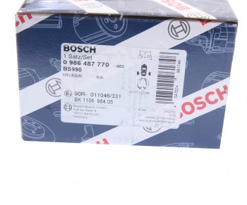 2 099 р. Колодки тормозные задние барабанные (4шт.) BOSCH Hyundai Santa Fe CM рестайлинг (2009-2012)  с доставкой в г. Санкт‑Петербург. Увеличить фотографию 4