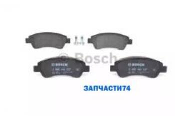 Колодки тормозные передние (4шт.) BOSCH Peugeot 206 хэтчбэк 5 дв. 2AC дорестайлинг (1998-2003)