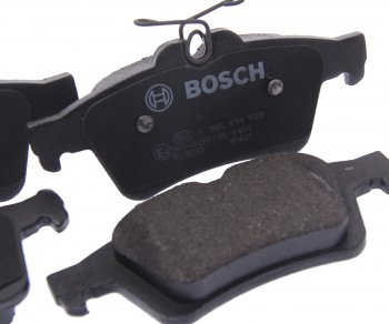 2 679 р. Колодки тормозные задние (4шт.) BOSCH Ford Focus 2  седан дорестайлинг (2004-2008)  с доставкой в г. Санкт‑Петербург. Увеличить фотографию 2