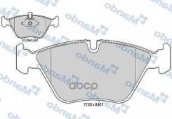 Колодки тормозные передние (4шт.) MANDO BMW 3 серия E90 седан дорестайлинг (2004-2008)