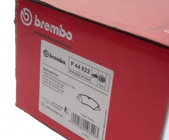 8 949 р. Колодки тормозные передние (4шт.) BREMBO  Land Rover Discovery ( 1 LJ,  2 L318,  3 L319,  4 L319,  5 L462) - Range Rover Sport ( 1 L320,  2 L494)  с доставкой в г. Санкт‑Петербург. Увеличить фотографию 3