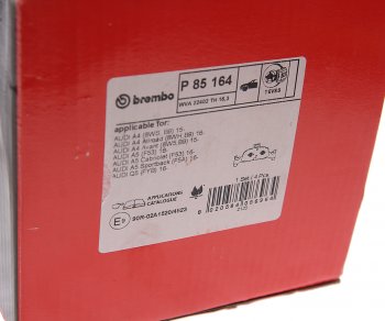 13 299 р. Колодки тормозные передние (4шт.) BREMBO Audi A4 B9 дорестайлинг,седан (2016-2020)  с доставкой в г. Санкт‑Петербург. Увеличить фотографию 3