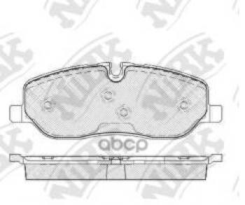 4 999 р. Колодки тормозные передние (4шт.) NIBK  Land Rover Discovery ( 3 L319,  4 L319,  5 L462) - Range Rover  3 L322  с доставкой в г. Санкт‑Петербург. Увеличить фотографию 1