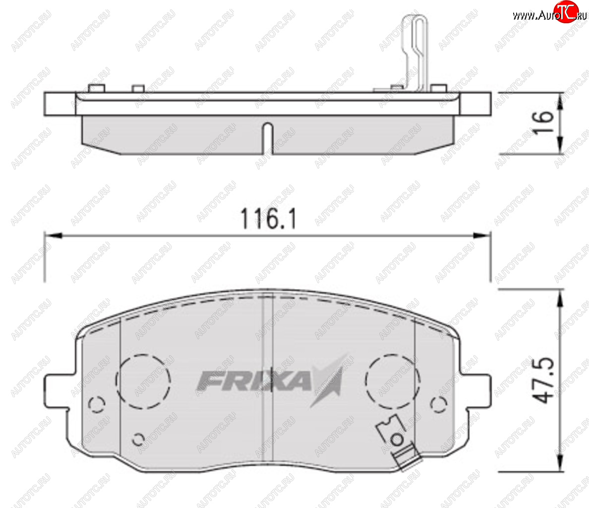 1 399 р. Колодки тормозные передние (4шт.) FRIXA Hyundai i10 PA рестайлинг (2011-2013)  с доставкой в г. Санкт‑Петербург