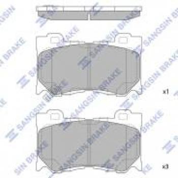 Колодки тормозные передние (4шт.) SANGSIN INFINITI FX50 S50 (2003-2008)