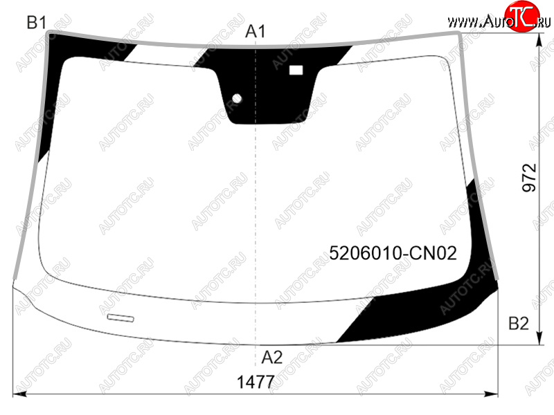 9 499 р. Стекло лобовое (Датчик дождя Молдинг) FUYAO  Changan UNI-T (2020-2024) дорестайлинг, рестайлинг  с доставкой в г. Санкт‑Петербург