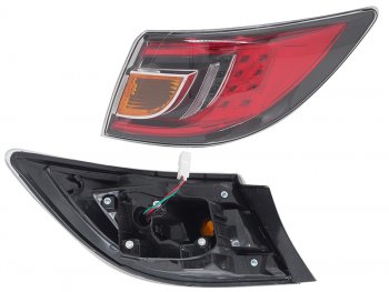 Фонарь задний правый (внешний, LED) SAT Mazda 6 GH дорестайлинг седан (2007-2010)  (красный)