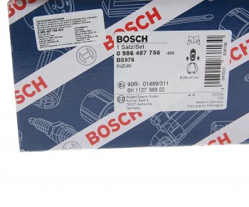 3 699 р. Колодки тормозные задние (4шт.) BOSCH Suzuki Grand Vitara JT 5 дверей 2-ой рестайлинг (2012-2016)  с доставкой в г. Санкт‑Петербург. Увеличить фотографию 4