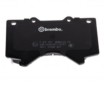 5 999 р. Колодки тормозные передние (4шт.) BREMBO Toyota Land Cruiser 200 2-ой рестайлинг (2015-2021)  с доставкой в г. Санкт‑Петербург. Увеличить фотографию 5