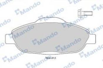 1 849 р. Колодки тормозные передние (4шт.) MANDO Peugeot 3008 дорестайлинг (2009-2013)  с доставкой в г. Санкт‑Петербург. Увеличить фотографию 1