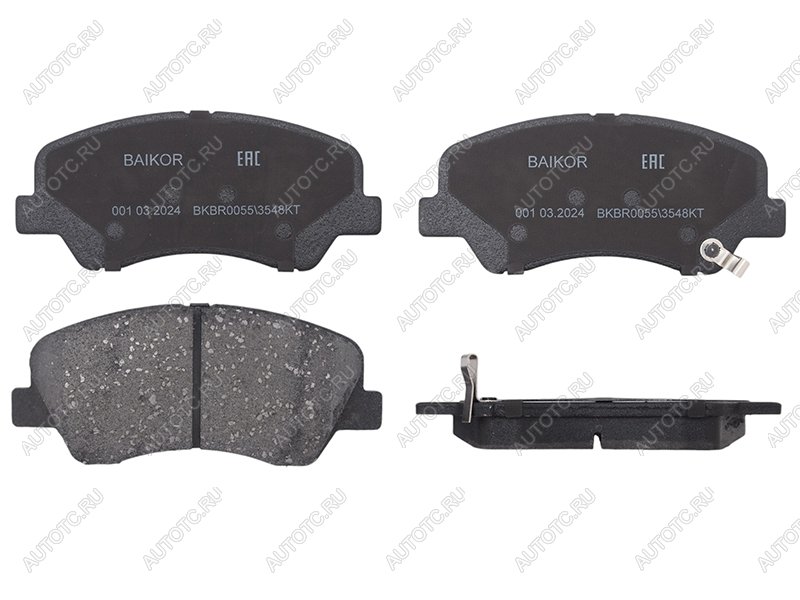 1 039 р. Колодки тормозные перед BREMBO  Hyundai Creta (GS), Solaris (RBr,  HCR), KIA Rio (2 JB,  3 QB,  4 FB,  4 YB)  с доставкой в г. Санкт‑Петербург