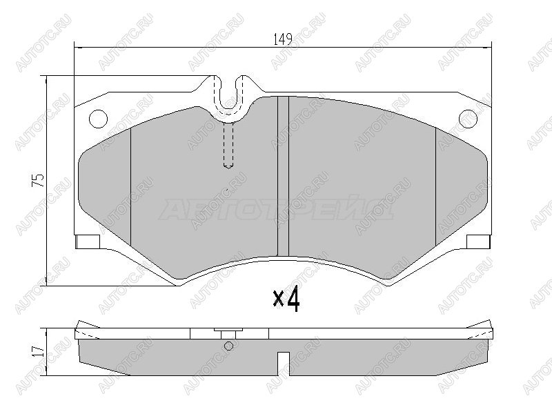 3 799 р. Колодки тормозные перед BREMBO  Mercedes-Benz G class ( W460,  W463) (1979-2002) 3 дв, 5 дв, 5 дв. дорестайлинг, 5 дв. 1-ый рестайлинг, 5 дв. 2-ой рестайлинг  с доставкой в г. Санкт‑Петербург