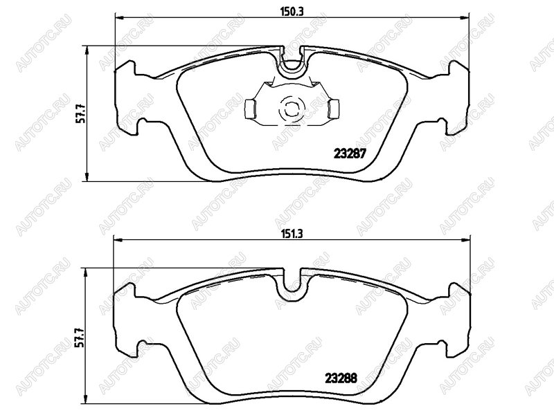 2 599 р. Колодки тормозные передние BREMBO BMW 3 серия E36 купе (1992-1999)  с доставкой в г. Санкт‑Петербург