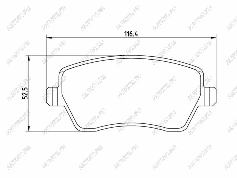 2 349 р. Колодки тормозные передние BREMBO Nissan Almera седан G15 (2012-2019)  с доставкой в г. Санкт‑Петербург