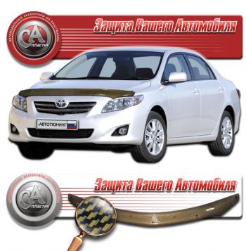 Дефлектор капота CA-Plastiс Toyota (Тойота) Corolla (Королла)  E150 (2009-2013) E150 седан рестайлинг