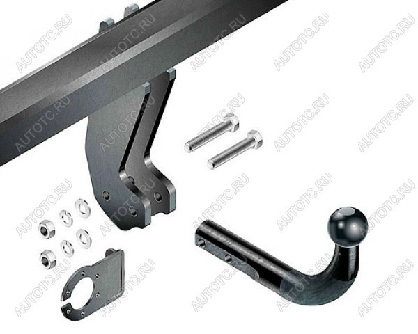 22 699 р. Фаркоп (подходит для PICK UP NP300, кроме tubular bumper (электронный комплект: специфический: контроль индикаторов))Auto-Hak Nissan Navara 3 D23 дорестайлинг (2017-2025) (стальной, шар A (F20))  с доставкой в г. Санкт‑Петербург