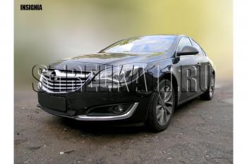 2 899 р. Защита радиатора Стрелка11 Стандарт  Opel Insignia  A (2013-2017) рестайлинг седан, рестайлинг, хэтчбэк, универсал рестайлинг (черная)  с доставкой в г. Санкт‑Петербург. Увеличить фотографию 2