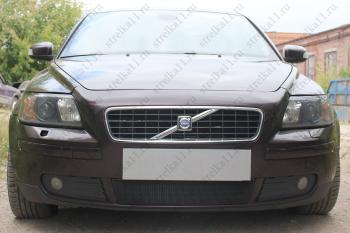 Защита радиатора (низ) Стрелка11 Стандарт Volvo (Вольво) S40 (С40)  MS седан (2004-2007) MS седан дорестайлинг